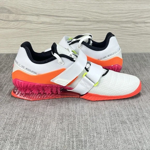 Nike Romaleos 4 SE 'Rawdacious' White Crimson Weightlifting DJ4487-121 Mens 13